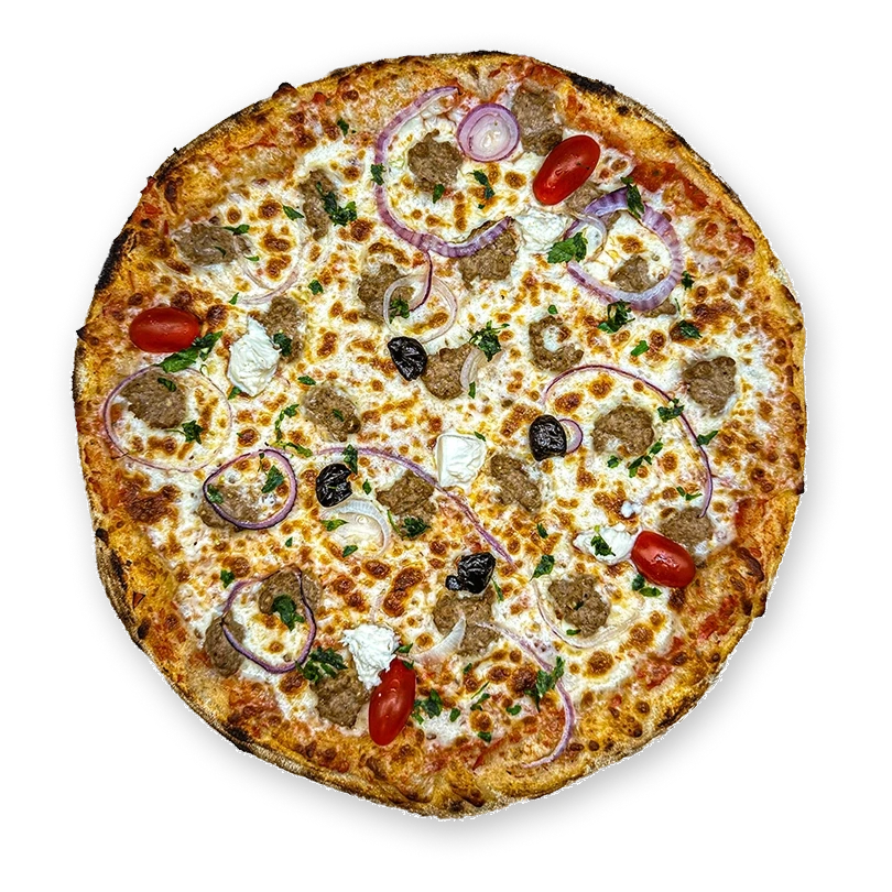 Pizza base tomate bolognaise