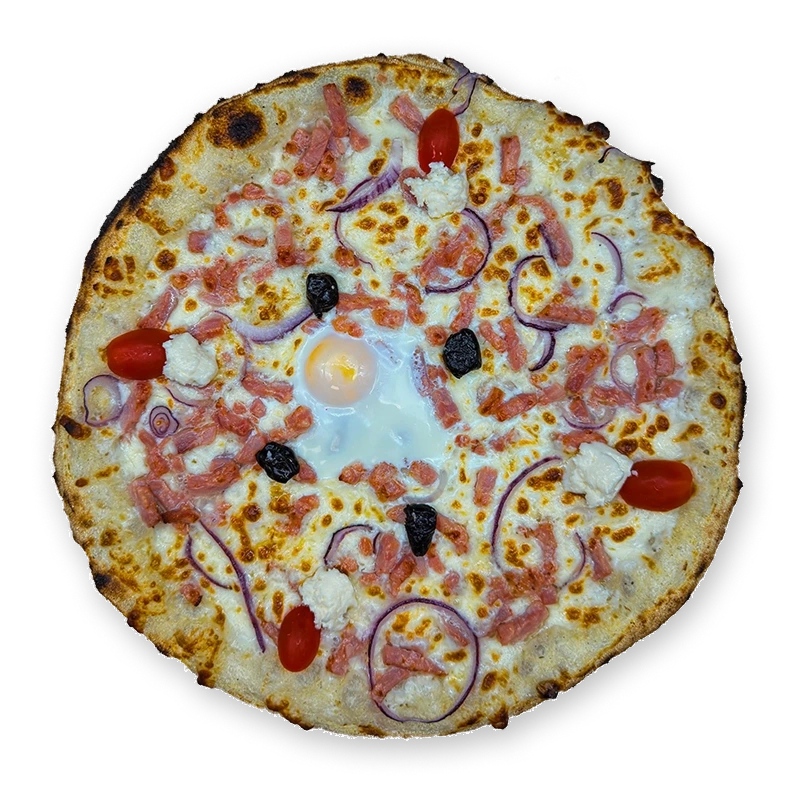 Pizza base crème Lorraine