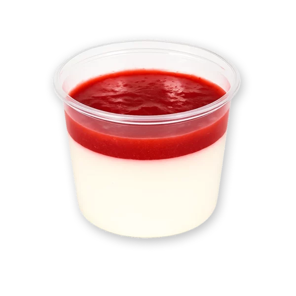 Panacotta au fruits rouges maison